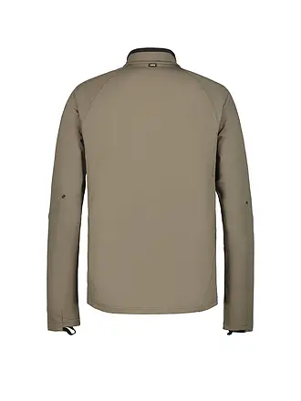 RUKKA | T-shirt de course pour homme Maanin avec zip | braun